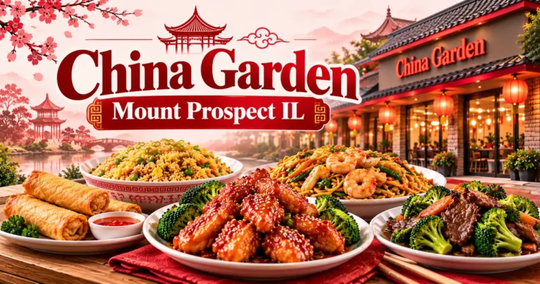 China Garden Mount Prospect IL Menu With Prices