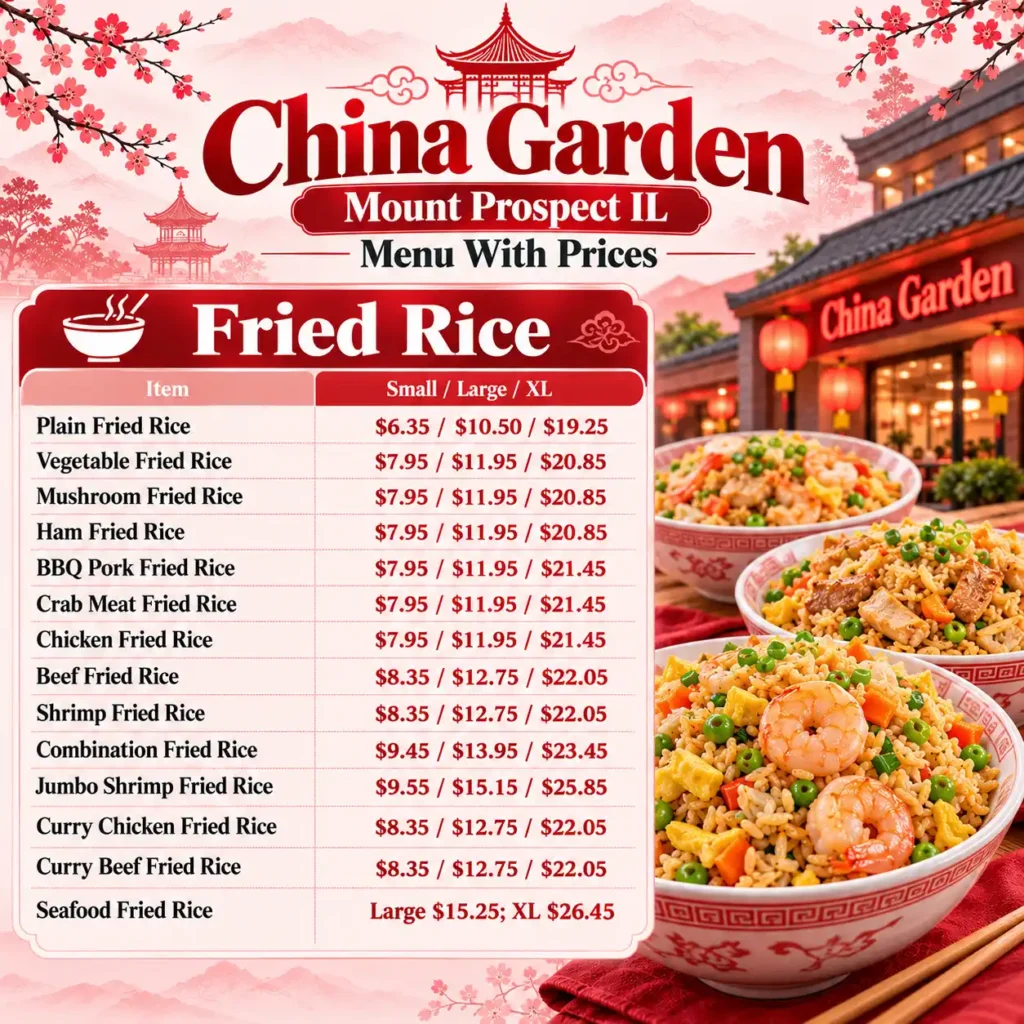 China-Garden-Mount-Prospect-IL-Fried-Rice-Menu
